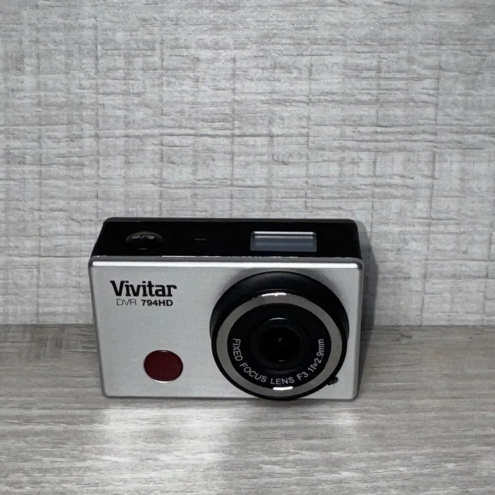 Vivitar DVR 794HD 1080p HD Waterproof Action Video Camera Camcorder - Silver
